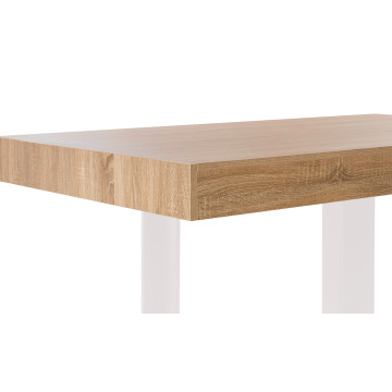 Table à manger Brixton bois et blanc 225cm