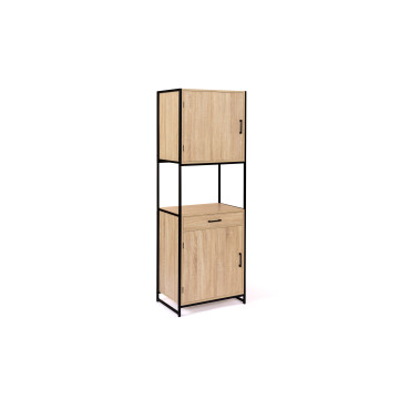 Meuble cuisine Memphis 2 niveaux 60x170cm