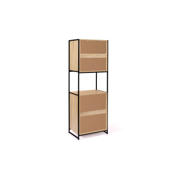 Meuble cuisine Memphis 2 niveaux 60x170cm