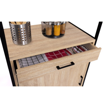 Meuble cuisine Memphis 2 niveaux 60x170cm