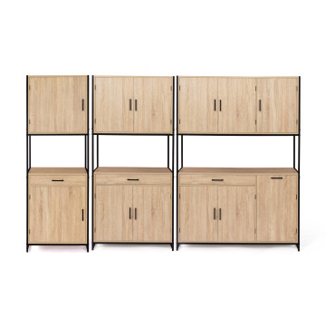 Meuble cuisine Memphis 2 niveaux 60x170cm