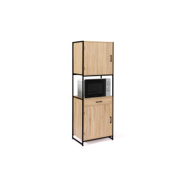 Meuble cuisine Memphis 2 niveaux 60x170cm