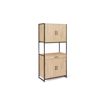 Meuble cuisine Memphis 2 niveaux 80x176cm