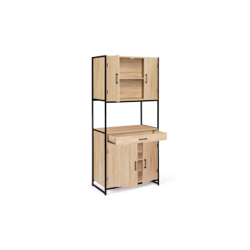 Meuble cuisine Memphis 2 niveaux 80x176cm