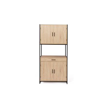 Meuble cuisine Memphis 2 niveaux 80x176cm