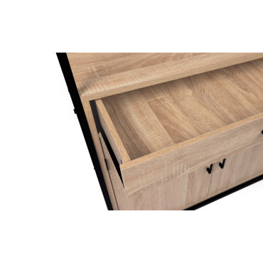 Meuble cuisine Memphis 2 niveaux 80x176cm