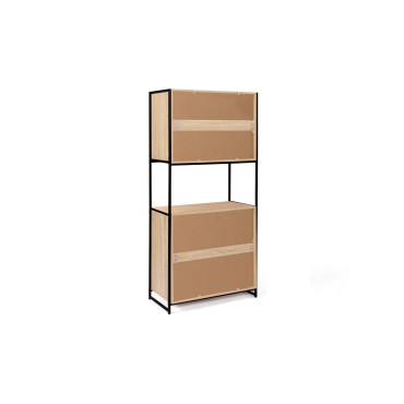 Meuble cuisine Memphis 2 niveaux 80x176cm