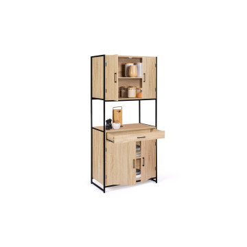 Meuble cuisine Memphis 2 niveaux 80x176cm
