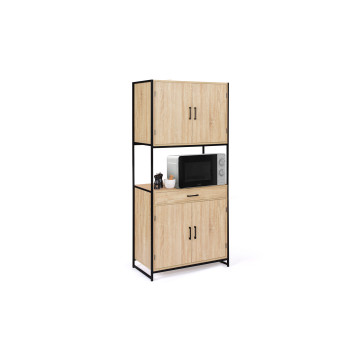 Meuble cuisine Memphis 2 niveaux 80x176cm