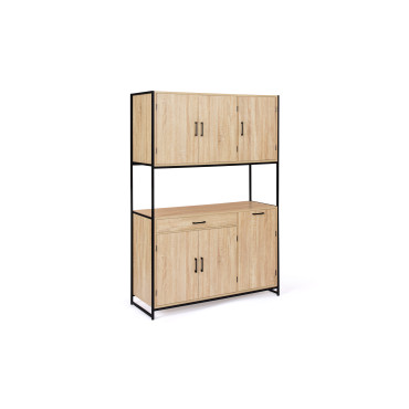 Meuble cuisine Memphis 2 niveaux 120x176cm