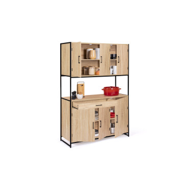 Meuble cuisine Memphis 2 niveaux 120x176cm