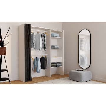 Dressing Aline extensible 120-170cm blanc