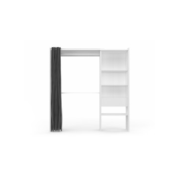 Dressing Aline extensible 120-170cm blanc