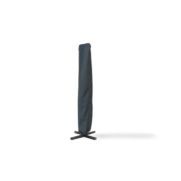 Parasol Sombra 360° rectangle 4x3m gris + housse