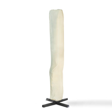 Parasol Sombra 360° rectangle 4x3m crème + housse