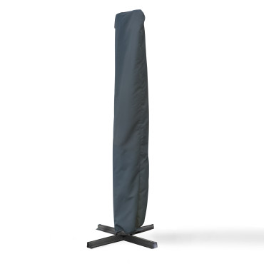 Parasol Sombra 360° rond Ø3m gris + housse