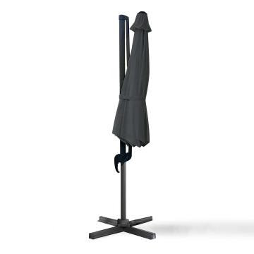 Parasol Sombra 360° rond Ø3m gris + housse