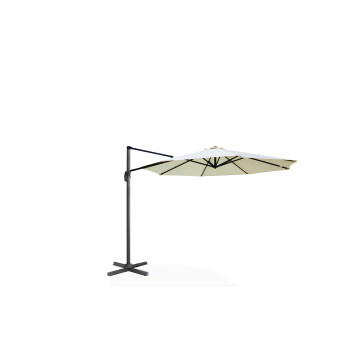 Parasol Sombra 360° rond Ø3m crème + housse