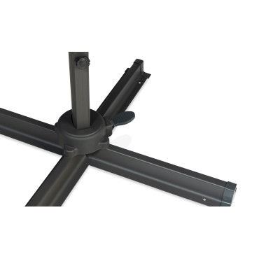 Parasol Sombra 360° rond Ø3m crème + housse