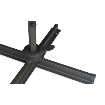 Parasol Sombra 360° rond Ø3m crème + housse