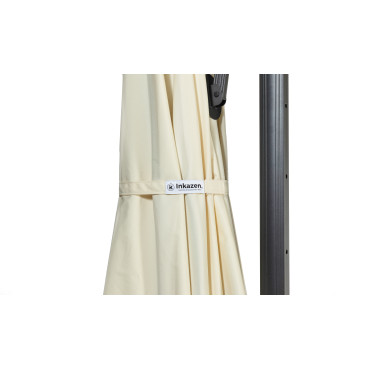 Parasol Sombra 360° rond Ø3m crème + housse