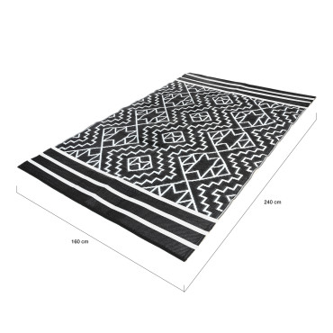 Tapis extérieur Inca 160x240cm noir