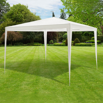 Tente de réception extérieure blanche 3x3m + 3 murs