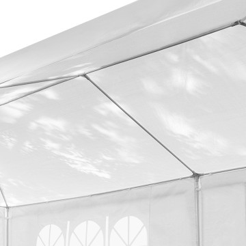 Tente de réception extérieure blanche 3x6m + 4 murs