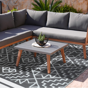 Tapis extérieur Inca 160x240cm gris