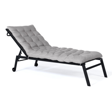 Coussin universel pour bain de soleil gris