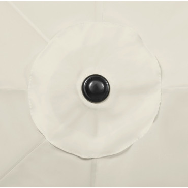 Parasol double 4,5m crème