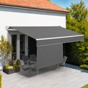 Store banne vertical Genova 3x2m gris