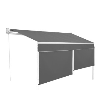 Store banne vertical Genova 3x2m gris