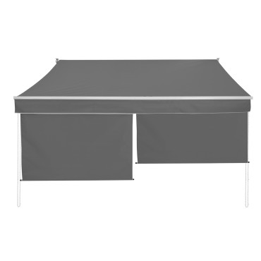 Store banne vertical Genova 4x3m gris