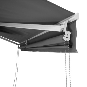 Store banne vertical Genova 4x3m gris