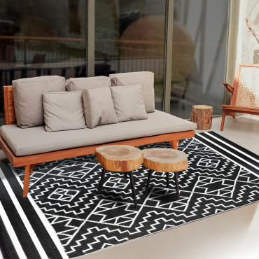Tapis extérieur Inca 180x280cm noir