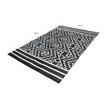 Tapis extérieur Inca 180x280cm noir