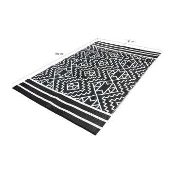 Tapis extérieur Inca 180x280cm noir