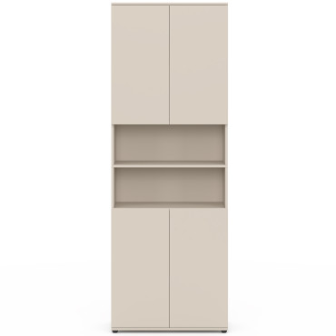 Armoire salle de bain Tom beige 4 portes