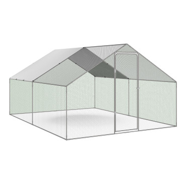 Enclos grillagé pour poules 12m² - 3x4m