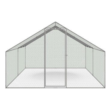 Enclos grillagé pour poules 12m² - 3x4m
