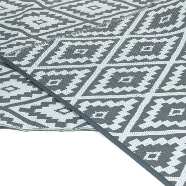 Tapis extérieur Vahiné 160x240cm gris