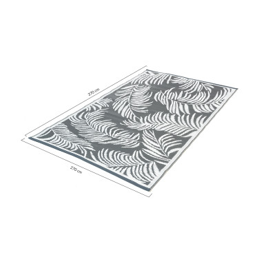 Tapis extérieur Hawai 270x370cm gris
