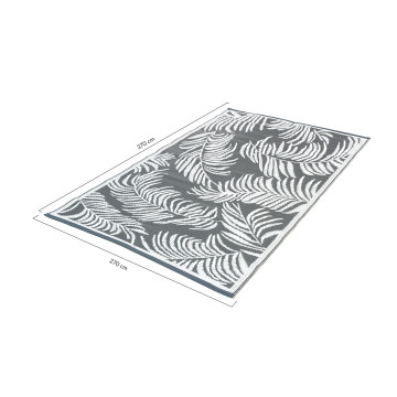 Tapis extérieur Hawai 270x370cm gris