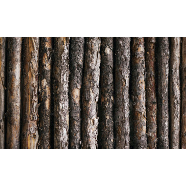 Brise-vue occultant motif effet bois