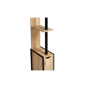 Etagere WC 2 portes bois/métal Timeo