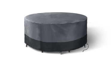 Bar Table Housse de protection Imperméable à l'eau Coupe-vent Housse de  seau à glace pour Patio de jardin Petite Table Ronde Noir (52 x 58cm)