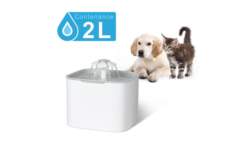 Fontaine A Eau 2l Distributeur Automatique Pour Chien Et Chat