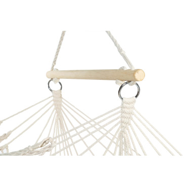 Hamac suspendu macramé + coussins