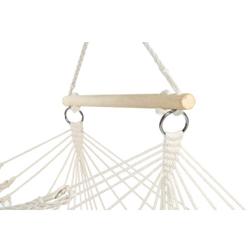 Hamac suspendu macramé + coussins